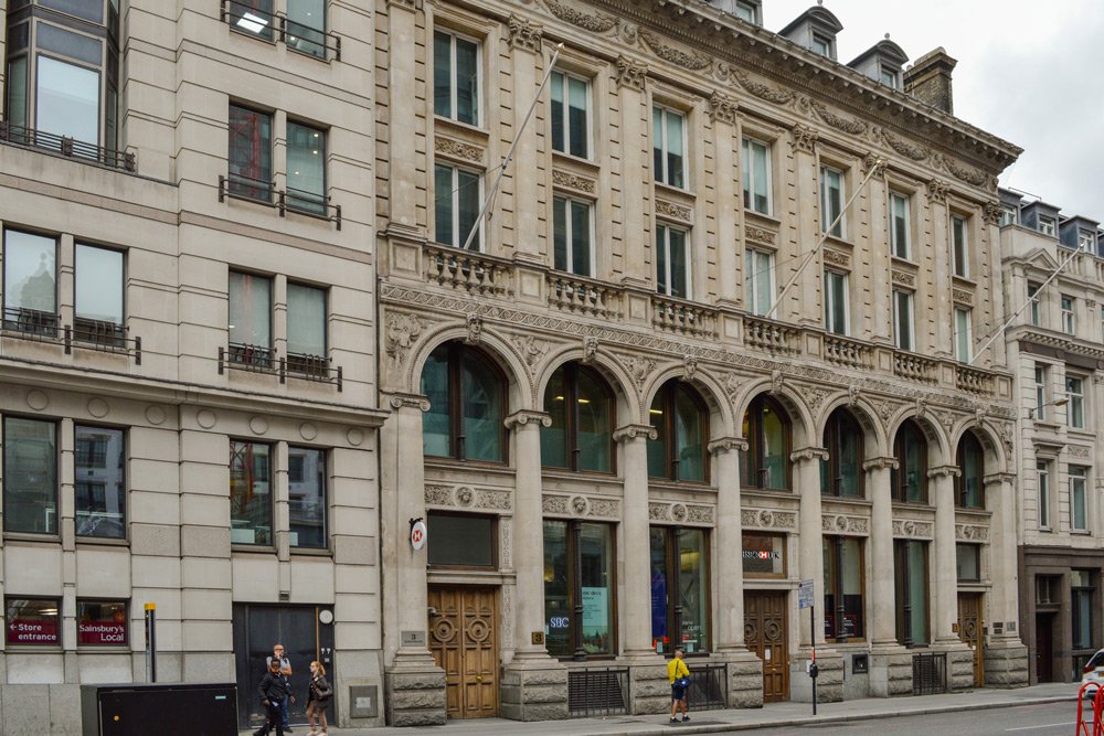 London Bank conservation historic stonework
